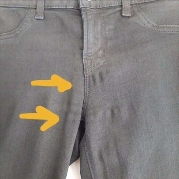 J BRAND Coated Coat Steal Super Skinny Black Jeans Sz 27 Flawed - Picture 6 of 12